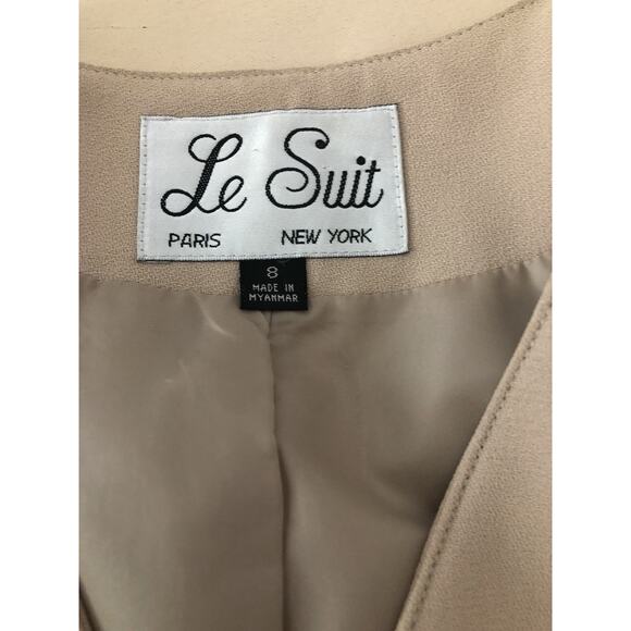 Le Suit Paris New York Women Jacket 4 Buttons Front Office Siren Preppy Size 8 - Picture 5 of 9